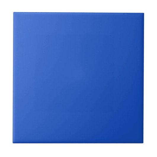 Sapphire Blue Solid Color Tile Fliese (Vorderseite)