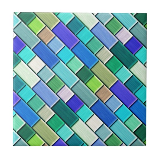 Sapphire Blue Tiles Fliese (Vorderseite)