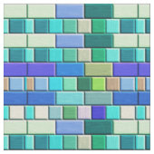 Sapphire Blue Tiles Stoff (Nahaufnahme)