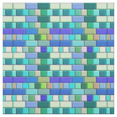Sapphire Blue Tiles Stoff (Muster)