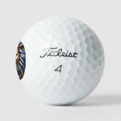 Sapphire Blue und Gold Lion, Golfball (Logo)