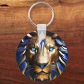 Sapphire Blue und Gold Lion, Schlüsselanhänger (Vorderseite)