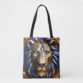 Sapphire Blue und Gold Lion, Tasche (Vorderseite)