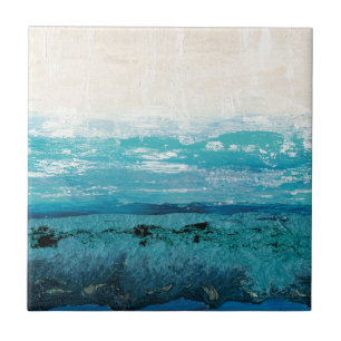 Sapphire Blue Watercolor Fliese