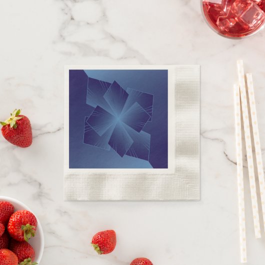 Sapphire Blume Serviette (Beispiel)