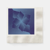 Sapphire Blume Serviette (Vorderseite)