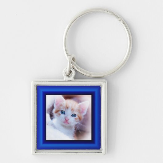 Sapphire Border Schlüsselanhänger (Vorne)