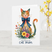 Sapphire Bow Mothers Day Card Karte (Gelbe Blume)