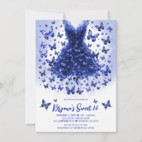Sapphire Butterfly Dress September Birthstone