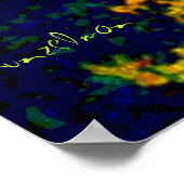 SAPPHIRE DAY GICLEE DRINT POSTER (Ecke)