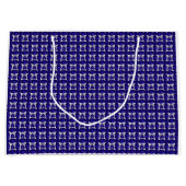 Sapphire Diamond Art, blau Große Geschenktüte (Vorderseite)