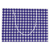 Sapphire Diamond Art, blau Große Geschenktüte (Rückseite)