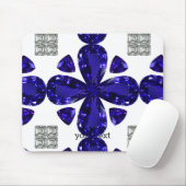 Sapphire Diamond Art, blau Mousepad (Mit Mouse)