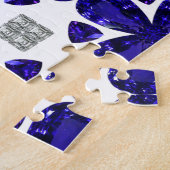 Sapphire Diamond Art, blau Puzzle (Seite)