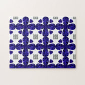 Sapphire Diamond Art, blau Puzzle (Horizontal)