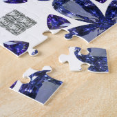 Sapphire Diamond Art, blau Puzzle (Seite)