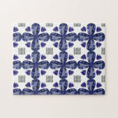 Sapphire Diamond Art, blau Puzzle (Horizontal)