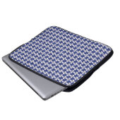 Sapphire Diamond Gemstone Art Blue Laptopschutzhülle (Vorne Knopf)