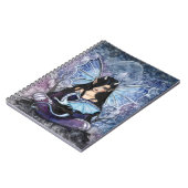 Sapphire-Drachen-Feennotebook Notizblock (Linke Seite)