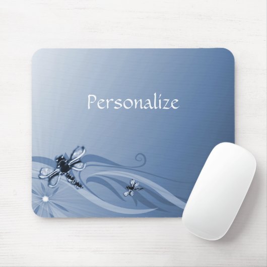 Sapphire Dragonflies Mousepad (Mit Mouse)