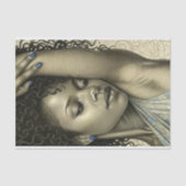 Sapphire Dreams Modernes Art Déco Schönheit Deko Seidenpapier (Vorderseite)