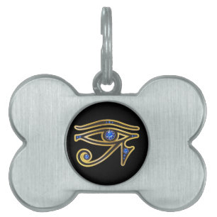 Sapphire Eye of Ra in Gold Tiermarke