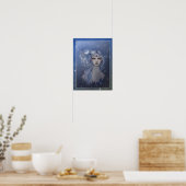 Sapphire Fairy Fantasy Art Poster (Küche)