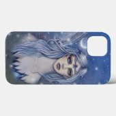 Sapphire Fairy Mystical Fantasy Art Case-Mate iPhone Hülle (Rückseite (Horizontal))
