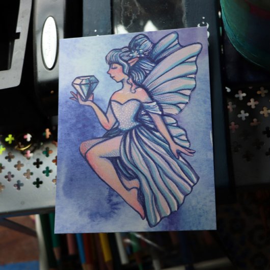 Sapphire Fairy Postkarte