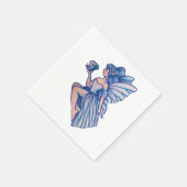 Sapphire Fairy Serviette (Ecke)