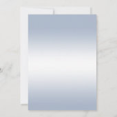 Sapphire Gem Bow & Ribbon 45 Jahre Hochzeit Save The Date (Rückseite)