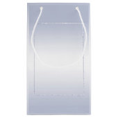 Sapphire Gem & Glitzer 45. Hochzeitstag Kleine Geschenktüte (Rückseite)