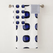 Sapphire Gemstone Blue Badhandtuch Set (Insitu)