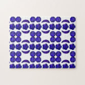 Sapphire Gemstone Blue Puzzle (Horizontal)