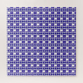 Sapphire Gemstone Blue Puzzle (Horizontal)