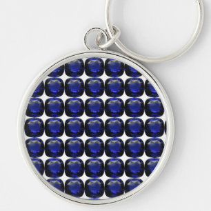 Sapphire Gemstone Blue Schlüsselanhänger