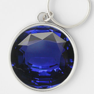 Sapphire Gemstone Blue Schlüsselanhänger