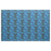 Sapphire Gemstone & Gold marokkanisches Fliesenmus Stoff (Fat Quarter (45,7 x 55,9 cm))