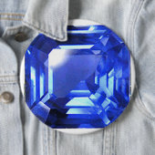Sapphire Gemstone Sky Blue Button (Beispiel)