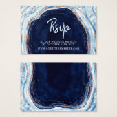 Sapphire Geode Agate Website UAWG Insert Cards (Vorne & Hinten)