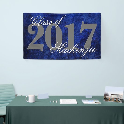 Sapphire Grad | Blue Royal Cobalt Banner (Messeveranstaltung)