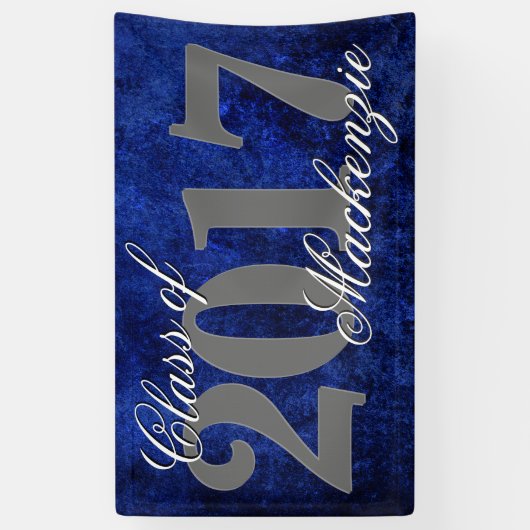 Sapphire Grad | Blue Royal Cobalt Banner (Vertikal)