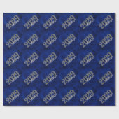Sapphire Grad | Blue Royal Cobalt Geschenkpapier (Flach)