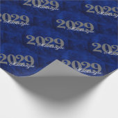 Sapphire Grad | Blue Royal Cobalt Geschenkpapier (Ecke)