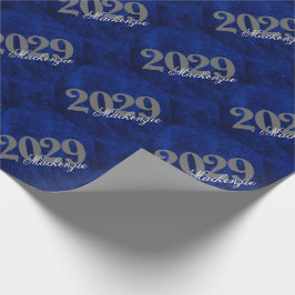 Sapphire Grad | Blue Royal Cobalt Geschenkpapier