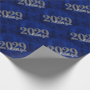 Sapphire Grad   Blue Royal Cobalt Geschenkpapier