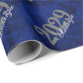 Sapphire Grad | Blue Royal Cobalt Geschenkpapier (Rolleneckpunkt)