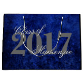 Sapphire Grad | Blue Royal Cobalt Große Geschenktüte (Vorderseite)