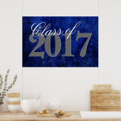 Sapphire Grad | Blue Royal Cobalt Poster (Küche)