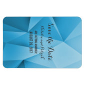 Sapphire Jewel Tones Save the Date Flexi Magnet (Horizontal)